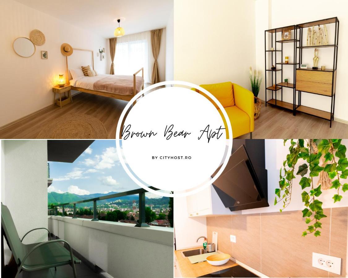 Brown Bear Apt. Boho Style Bedroom W/ City View & Free Parking Braşov Dış mekan fotoğraf